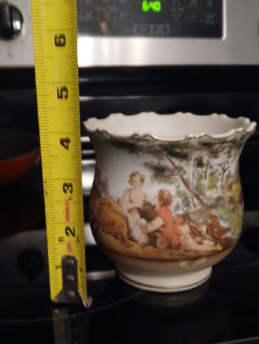 #7324 Ardalt Lenwile China. Hand Painted With Pastoral Scene.  French Toile - Picture 4 of 4